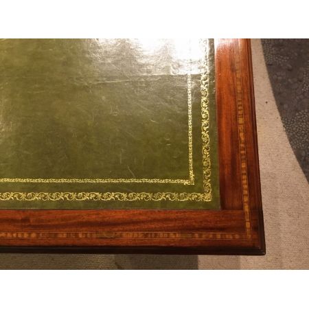 Edwardianischer antiker Mahagoni Schreibtisch englisch ca 1900