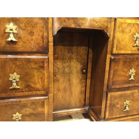 Antiker Nussbaum Schreibtisch original britisch ca 1900