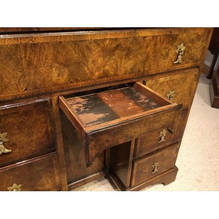 Antiker Nussbaum Schreibtisch original britisch ca 1900