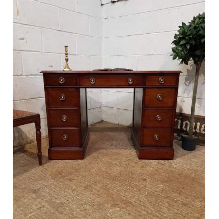 Antiker Mahagoni Schreibtisch englisch ca 1920