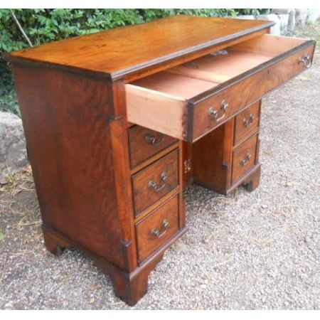 Georgianischer Mahagoni Schreibtisch original antik ca 1920