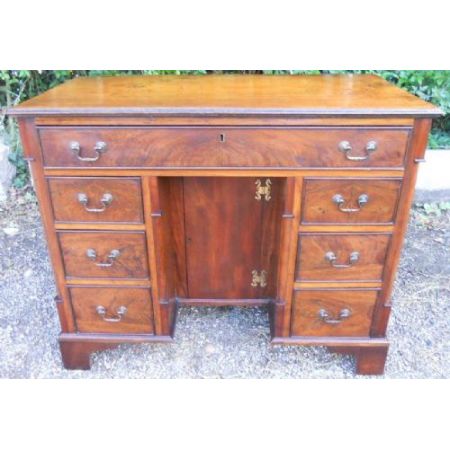 Georgianischer Mahagoni Schreibtisch original antik ca 1920