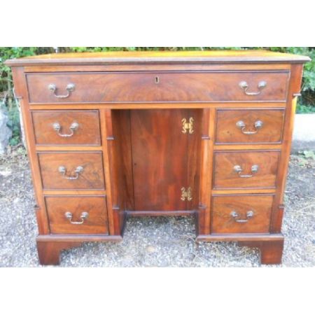 Georgianischer Mahagoni Schreibtisch original antik ca 1920