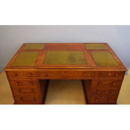 Britischer Mahagoni Schreibtisch original antik ca 1850