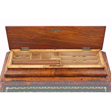 Viktorianischer Davenport Schreibtisch Nussbaum antik englisch ca 1870