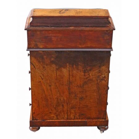 Viktorianischer Davenport Schreibtisch Nussbaum antik englisch ca 1870