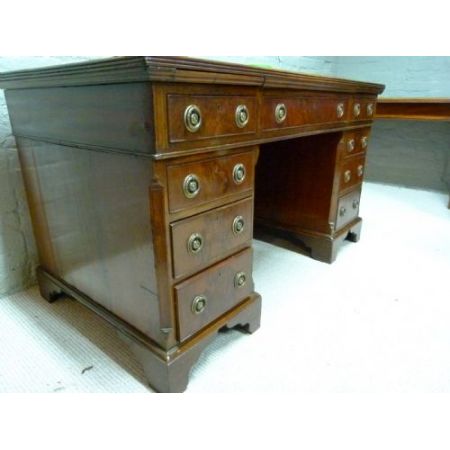 Antiker Mahagoni Schreibtisch original britisch ca 1880