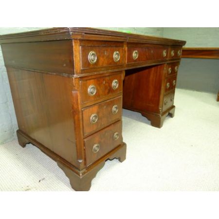 Antiker Mahagoni Schreibtisch original britisch ca 1880