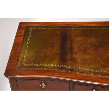 Antiker viktorianischer Mahagoni Schreibtisch englisch ca 1890