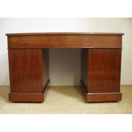 Viktorianischer Mahagoni Schreibtisch antik britisch Maple & Co ca 1890