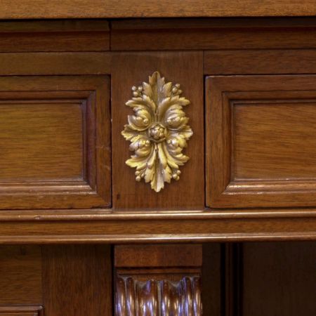 Deutscher original antiker Schreibtisch Mahagoni ca 1910