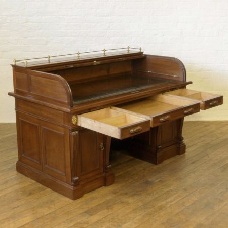 Deutscher original antiker Schreibtisch Mahagoni ca 1910