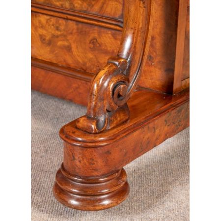 Viktorianischer Davenport Schreibtisch Nussbaum antik ca 1880