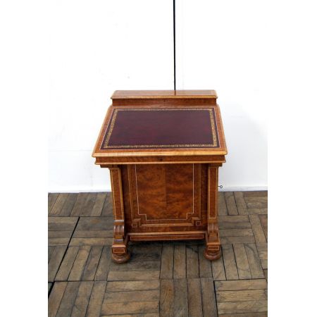 Britischer original antiker Amboina Schreibtisch ca 1870