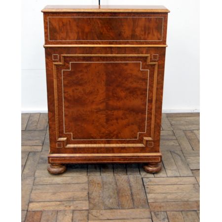 Britischer original antiker Amboina Schreibtisch ca 1870