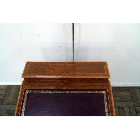 Britischer original antiker Amboina Schreibtisch ca 1870