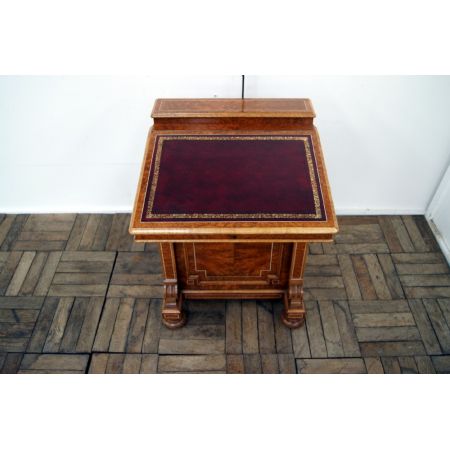 Britischer original antiker Amboina Schreibtisch ca 1870