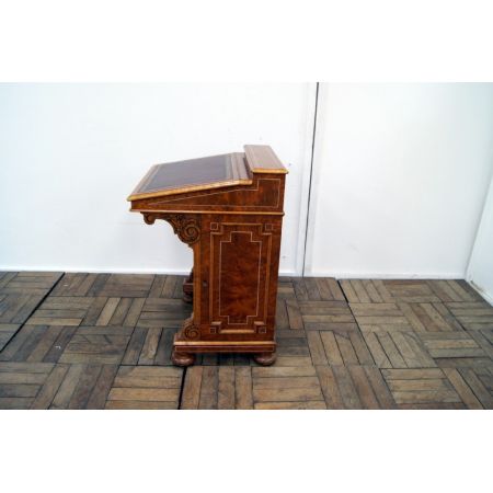 Britischer original antiker Amboina Schreibtisch ca 1870