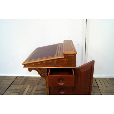 Britischer original antiker Amboina Schreibtisch ca 1870