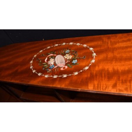 Antiker Regency Mahagoni Schreibtisch britisch ca 1820