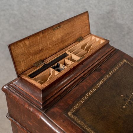 Viktorianischer antiker Davenport Schreibtisch Eiche englisch circa 1870