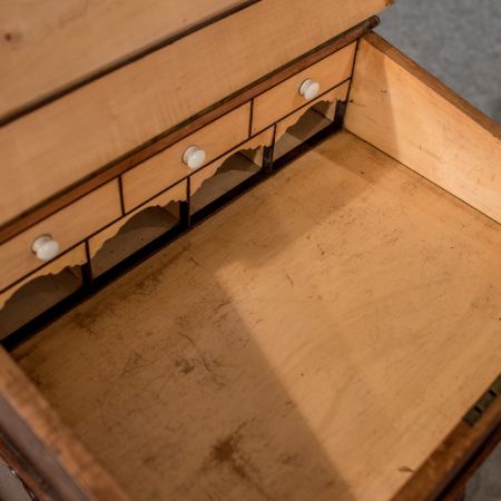 Viktorianischer antiker Davenport Schreibtisch Eiche englisch circa 1870