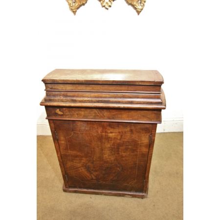 Antiker Englischer Grat Nussbaum Davenport ca. 19. Jh.