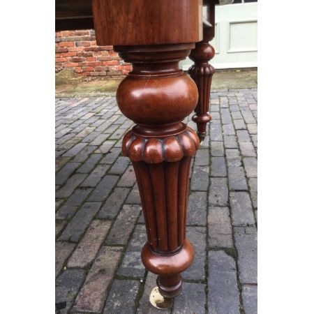 Viktorianischer Esstisch Mahagoni antik ca 1860