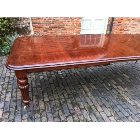 Viktorianischer Esstisch Mahagoni antik ca 1860