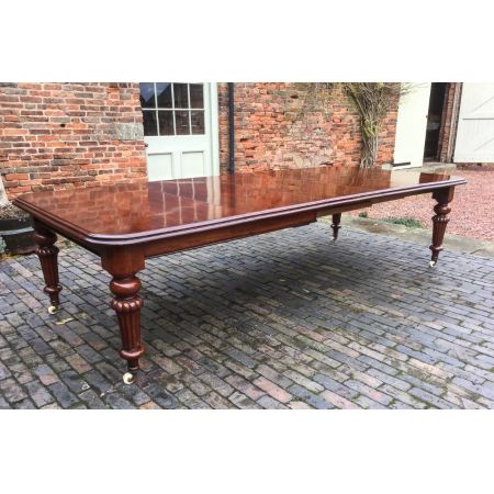 Viktorianischer Esstisch Mahagoni antik ca 1860