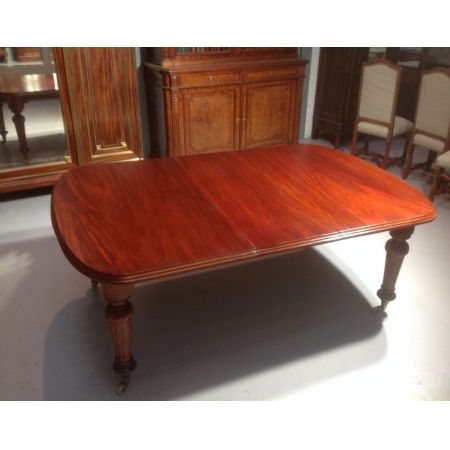 Viktorianischer englischer Mahagoni Esstisch antik ca 1840