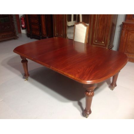 Viktorianischer englischer Mahagoni Esstisch antik ca 1840