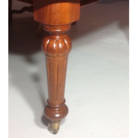 Viktorianischer englischer Mahagoni Esstisch antik ca 1840