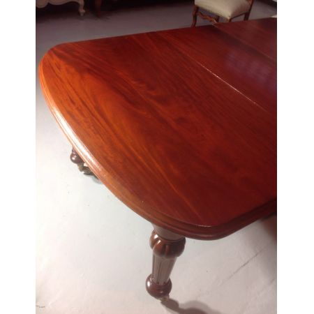 Viktorianischer englischer Mahagoni Esstisch antik ca 1840