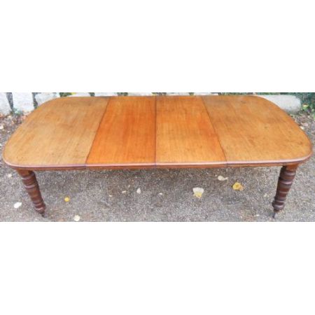 Viktorianischer antiker Mahagoni Esstisch britisch ca 1880