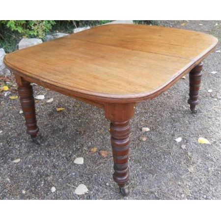 Viktorianischer antiker Mahagoni Esstisch britisch ca 1880