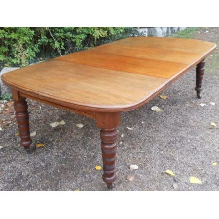 Viktorianischer antiker Mahagoni Esstisch britisch ca 1880