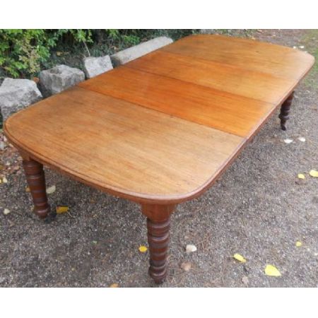 Viktorianischer antiker Mahagoni Esstisch britisch ca 1880