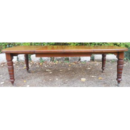 Viktorianischer antiker Mahagoni Esstisch britisch ca 1880