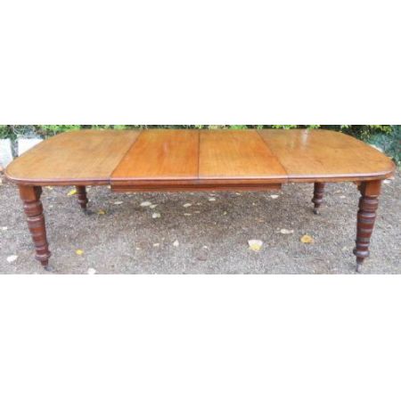 Viktorianischer antiker Mahagoni Esstisch britisch ca 1880