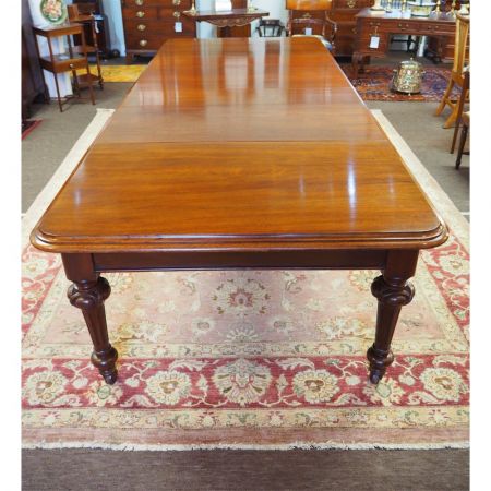 Englischer viktorianischer Mahagoni Esstisch ca 1870