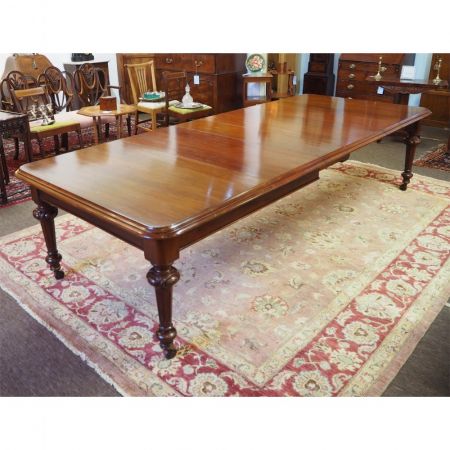 Englischer viktorianischer Mahagoni Esstisch ca 1870