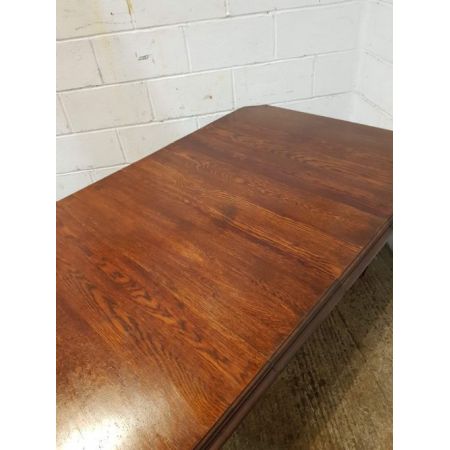 Antiker viktorianischer Eiche Esstisch englisch ca 1880