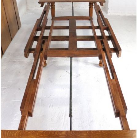 Viktorianischer antiker Esstisch Eiche englisch ca 1840