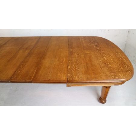 Viktorianischer antiker Esstisch Eiche englisch ca 1840