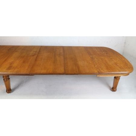 Viktorianischer antiker Esstisch Eiche englisch ca 1840