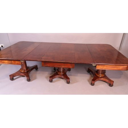 Georgianischer antiker Esstisch Mahagoni englisch ca 1830