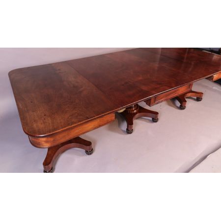 Georgianischer antiker Esstisch Mahagoni englisch ca 1830