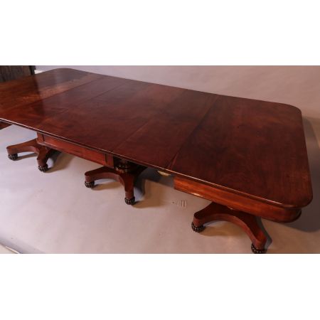 Georgianischer antiker Esstisch Mahagoni englisch ca 1830