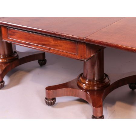 Georgianischer antiker Esstisch Mahagoni englisch ca 1830